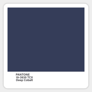 pantone 19-3935 TCX Deep Cobalt Sticker